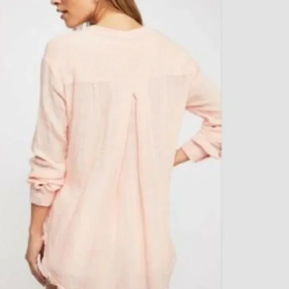 NWT Free People Talk To Me Buttondown Top Shirt - Picture 4 of 7